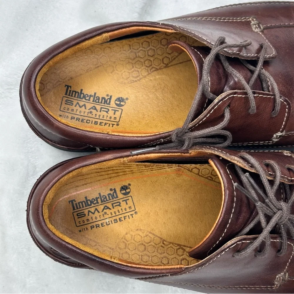 Timberland Smart Comfort Precise Fit Leather Low Top Men's 8/8.5 Great Condition